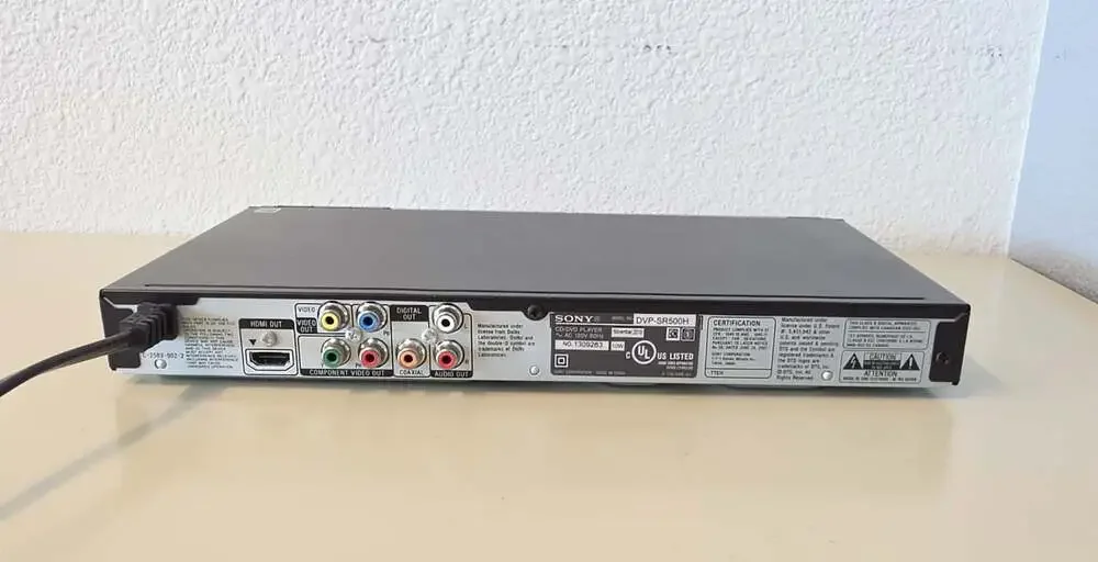 Sony DVP-SR500H 1080p HDMI Upscaling DVD Player Tested & Works! No Remote